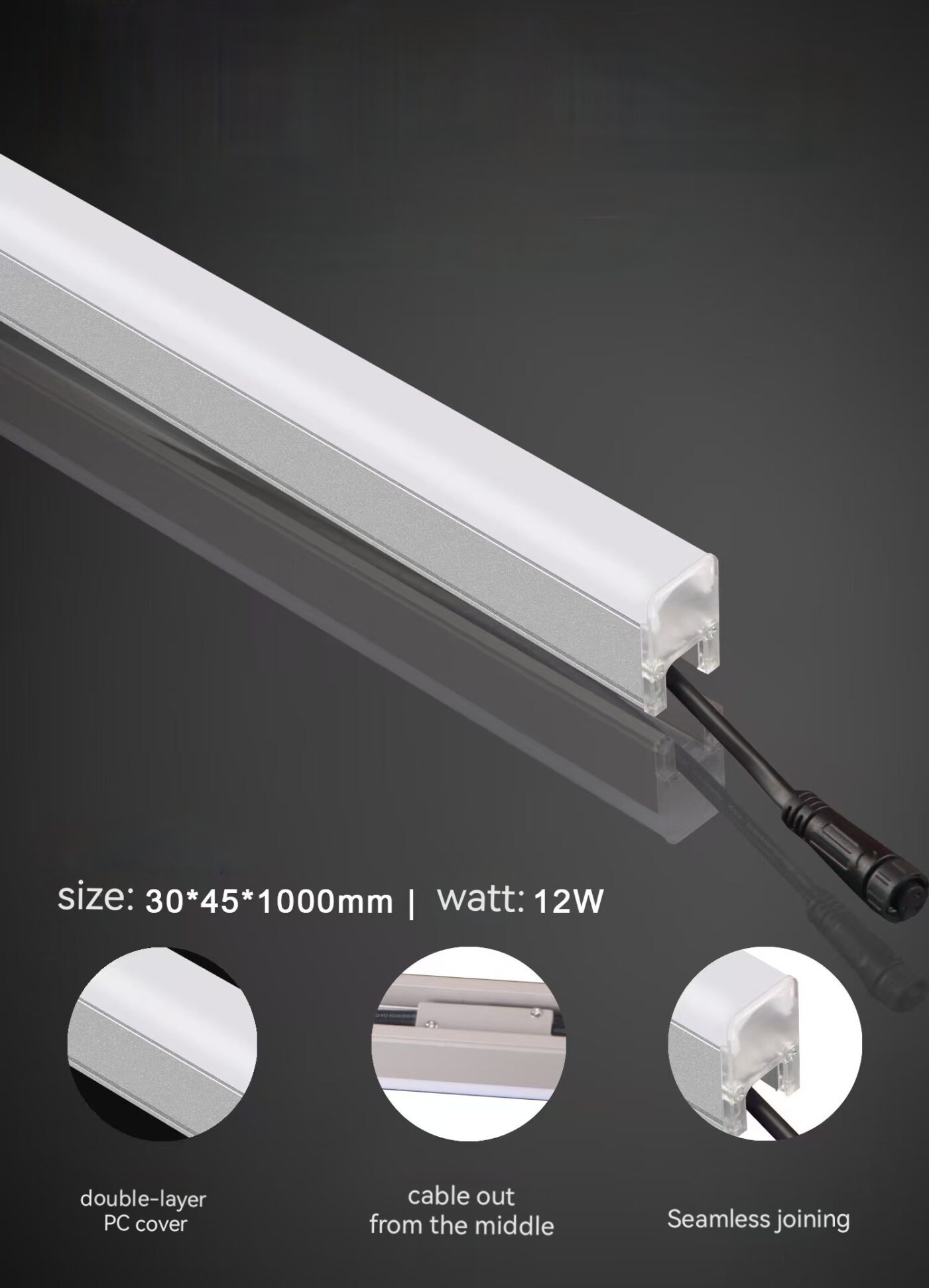 RDM DMX led linear light dmx rgb 24v