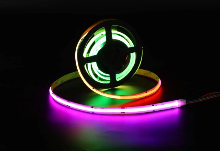 24V Digital Addressable SPI Pixel COB RGBic LED Strip Light 2