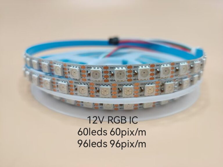 12V ws2815 60leds 60pixel spi rgbic led strip