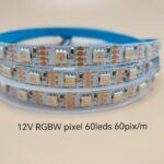 12V ws2815 60leds 60pixel spi rgbw ic led strip