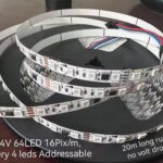 24V 64LED 16Pixel SPI Pixel Addressable RGBic LED Strip 2