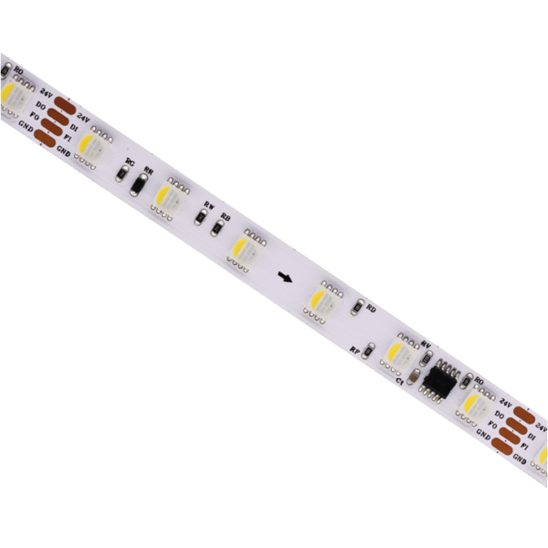 24V SPI Digital Addressable Pixel RGBW LED Strip Dual Data Break Point Continue FW1834 TM1834 MT16704 ic led strip