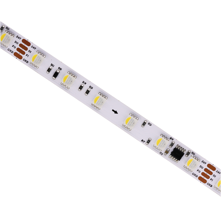 24V SPI Digital Addressable Pixel RGBW LED Strip Dual Data Break Point Continue FW1834 TM1834 MT16704 ic led strip