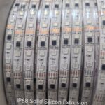 IP68 Waterproof Solid Silicone Extrusion 12V 24V MT16703 TM1934 Dual Data Digital Addressable SPI Pixel RGBic LED Strip (2)